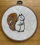 Embroidered Rainbow Squirrel - Image 1