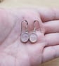 Rose Quartz earrings. January birthstone. 5th anniversary gemstone - Image 4