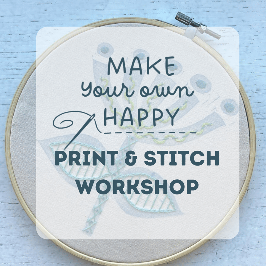 WORKSHOP - Print & stitch fabric