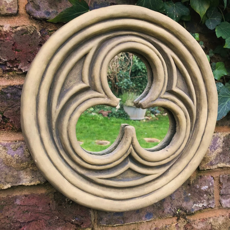 Trefoil Round Mirror