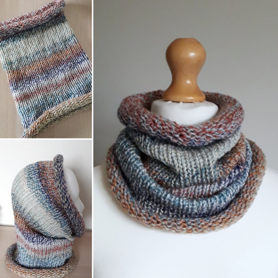 Cowl, Scarf, Infinity Scarf, Neck Warmer