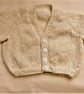 Baby's Classic Cardigan Set, Baby Shower Gift, Prem Sizes Available, Custom Make - Image 2