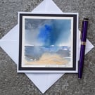 Handpainted Blank Card. Handmade. Letterbox Gift. Keepsake