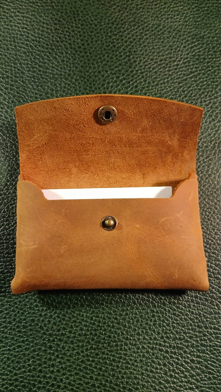 Image of Handmade Leather Card Holder,  Wallet,  Purse