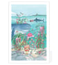 Having a Whale of a Time Tea Towel