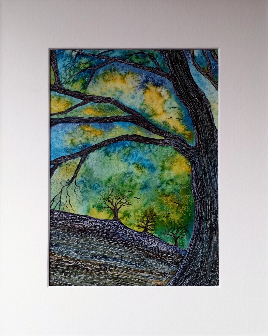 Light In The Gloominess, an original framed painting