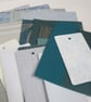 Mixed Blues, Greys, Silver Wallpaper Craft Pack - Image 3