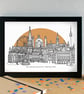 Vienna Skyline Art Travel Print - Image 3