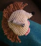 Crocheted hedgehog brooch  - Image 3