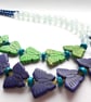 Perfectly Imperfect Howlite Butterfly and Fluorite Statement Necklace - Image 2