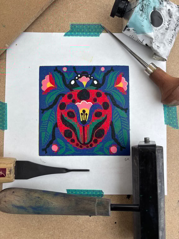 Ladybird - Limited edition reduction print