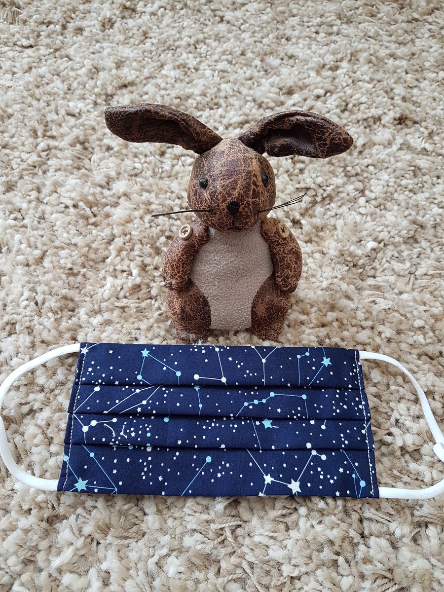 Adult face covering – Star Constellations print