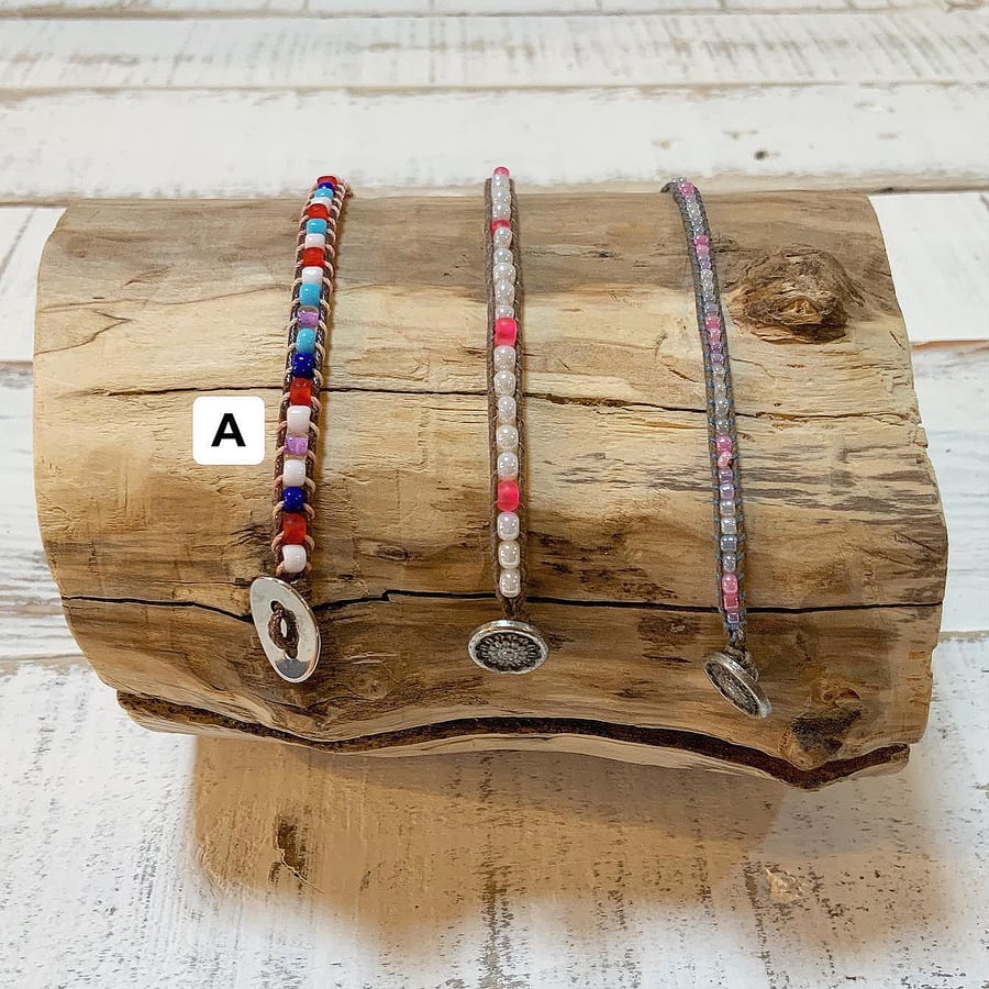 Seed Bead Bracelets. Glass Bead Bracelets. Casual Bracelets. Beach Bracelets. A.