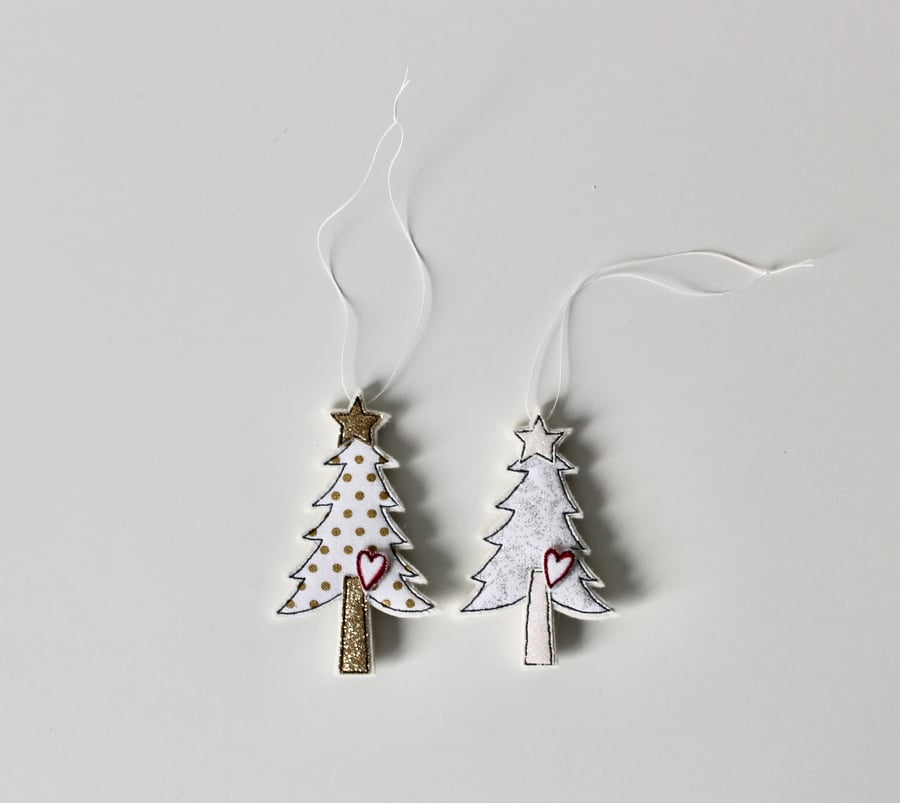 'Two Little Trees' - Hanging Decoration