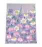 Lilac Wildflowers Acrylic Painting - Image 2