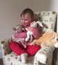 Children's Armchair Kids Chair Serengeti Animals Fabric Boys Girls Dove Grey - Image 9