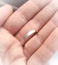 Sterling silver irregular band ring - Image 2