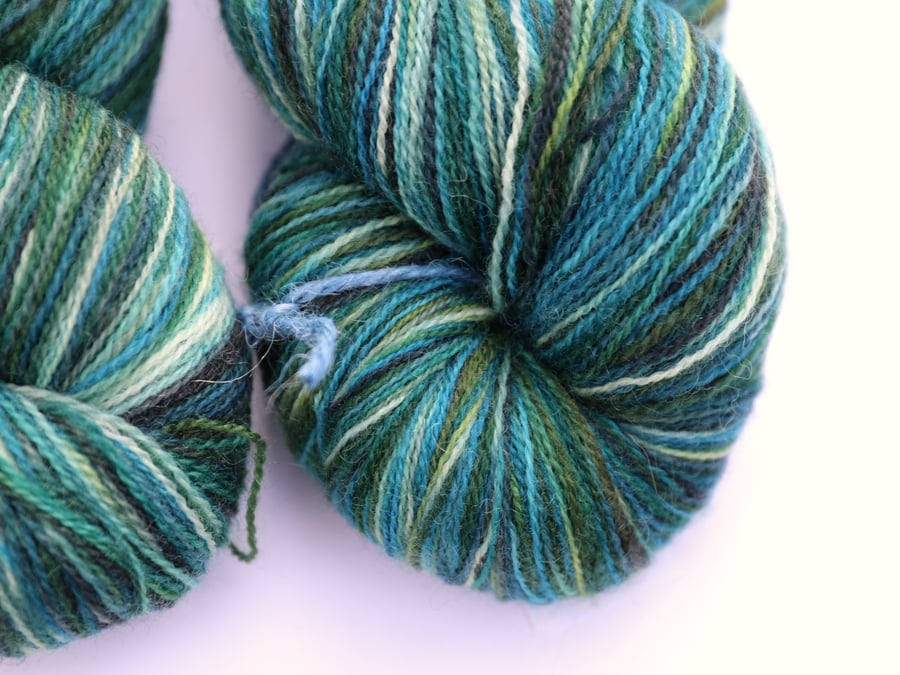 SALE: A Shady Spot - superwash Bluefaced Leicester laceweight yarn