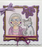 Mum Grandma Nana Granny Knitting Crochet Cat Senior Any Occasion Just for You - Image 1