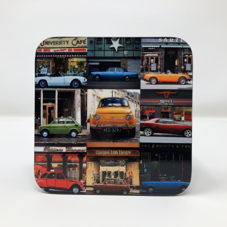 ‘Classic Cars around Glasgow’ Coaster