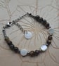 Tigers Eye and Shell bracelet 