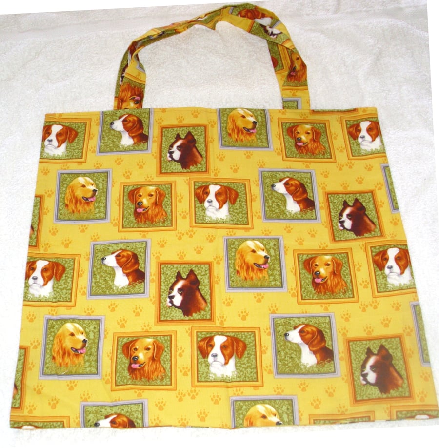 Doggy portraits shopping bag !tote bag