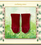 Claret Socks - Image 1