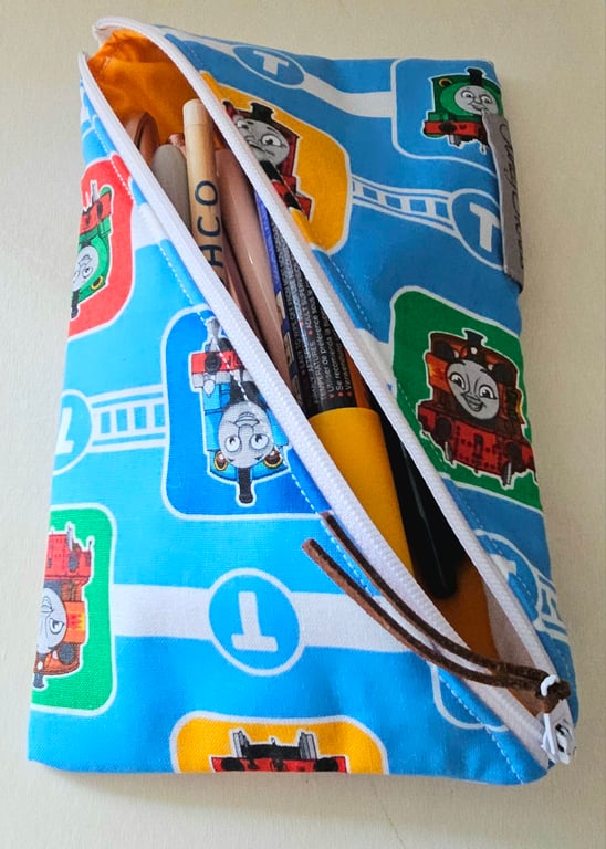 Fun fabric pencil case.
