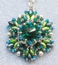Sparkly Emerald Green Ceres Pendant - Image 5