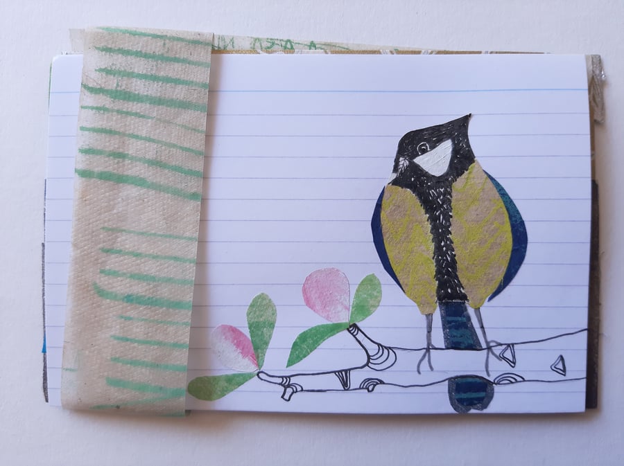 mini craft pack  - the one with the Great Tit