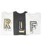 Kids Monogram T-Shirt. Personalise clothing with your Child's Initial letter - Image 6