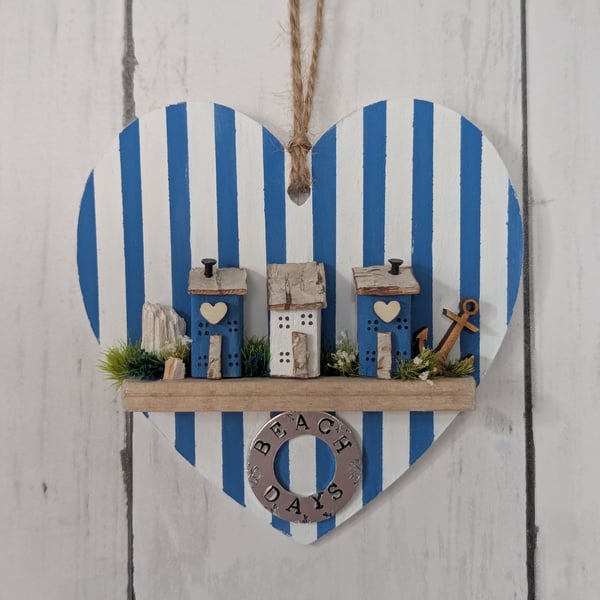 Beach Days Cottages - Handmade Wooden Hanging Home Decor 