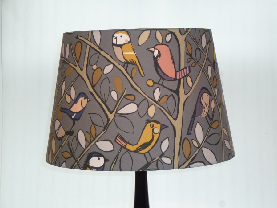 Home Birds Large Lampshade for a Standard Lamp