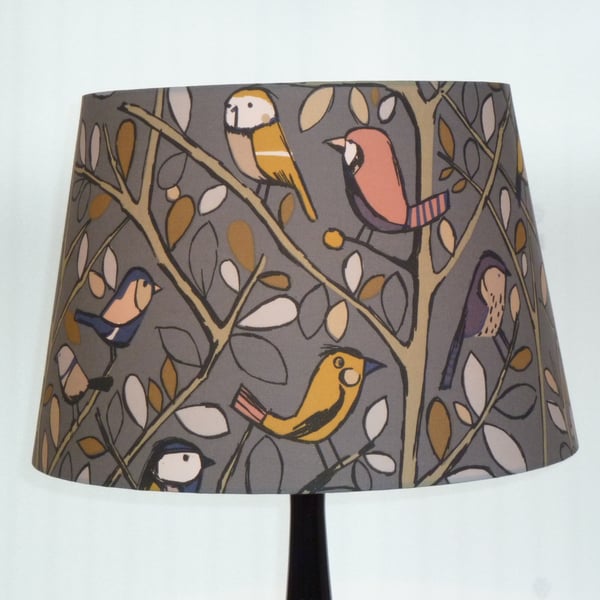 Home Birds Large Lampshade for a Standard Lamp