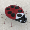 Fused Glass Ladybird Garden Decoration