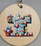 Easter keyring 