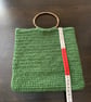 Stylish green crochet handbag - Image 5