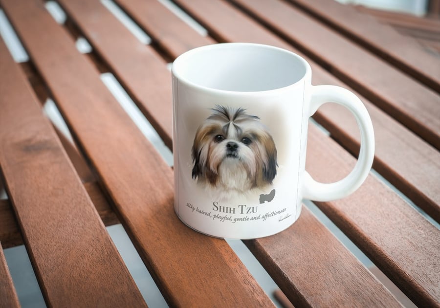 Shih Tzu  Design  Mug ,coffee mug ,dog design. Free P&P
