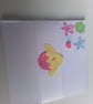 Easter chick's card and gift voucher wallet set. Ref 063.  - Image 2