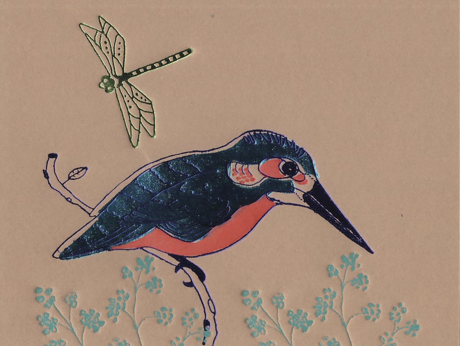 Kingfisher - Greetings Card