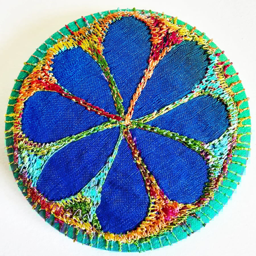 58mm Fabric Badge Machine Embroidery