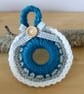 Crocheted Hanging Wreath Decoration - Image 2