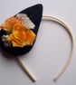 Yellow floral fascinator  - Image 5