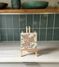 Summer Seconds - Mosaic Floral Art - Orange Rose Mosaic Wall Plaque in White - Image 4