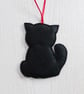 Cat decoration, black cat decoration, hanging decoration. - Image 5