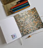 Marble Journal, Dark Green Leather with Mustard and Grey, Perfect Notebook - Image 7
