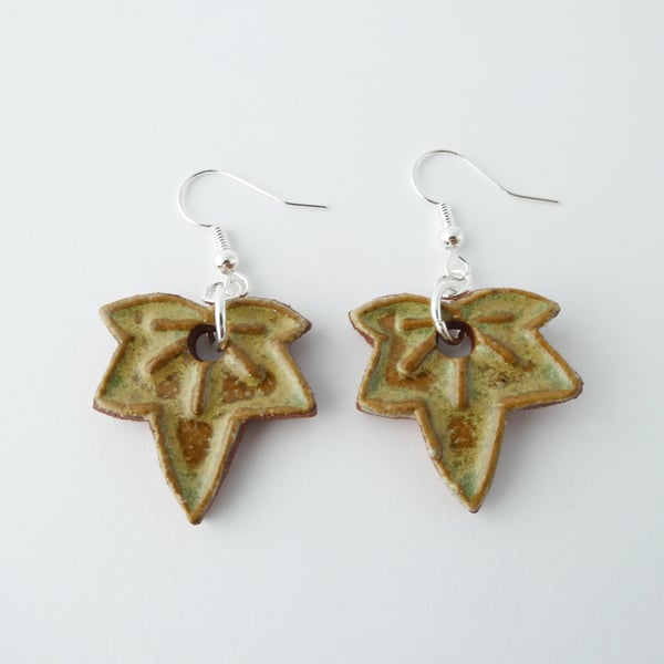 ceramic Ivy Earrings