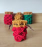 Handmade Crocheted Dragon Scale Dice Bag, two sizes available - Image 3