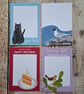 Occasions gift notes - birthday, get well soon, good luck and new adventure - Image 1