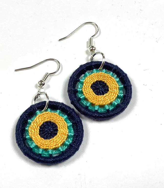 Dorset Button Earrings